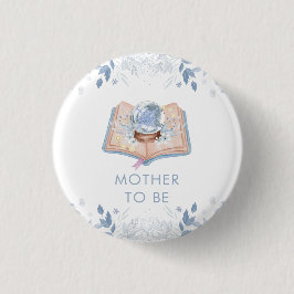 New Chapter Snowball Mother To Be Baby Shower Button