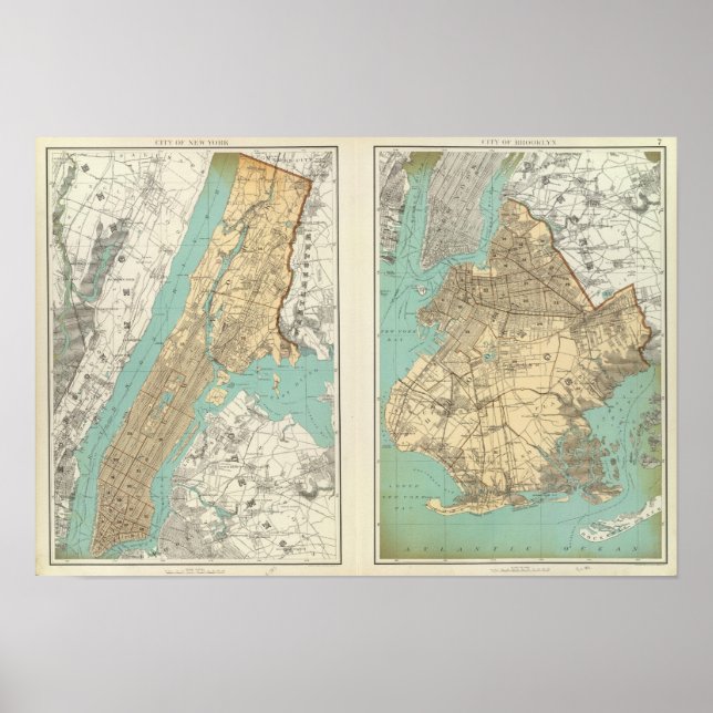 New City, Brooklyn Poster (Vorne)