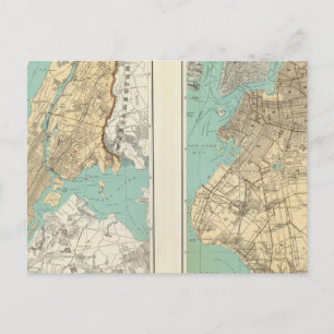 New City, Brooklyn Postkarte