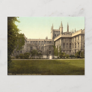 New College, Oxford, England Postkarte