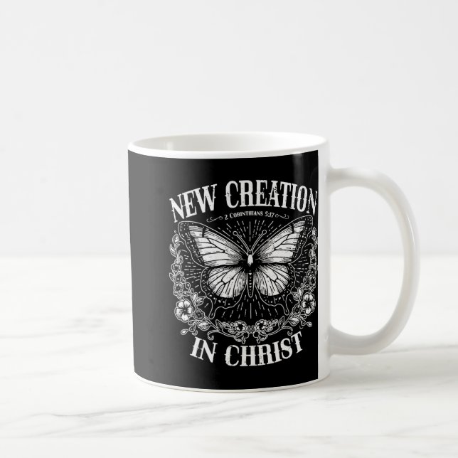 New Creation In Christ, Boho Christian, Western Fa Kaffeetasse (Rechts)