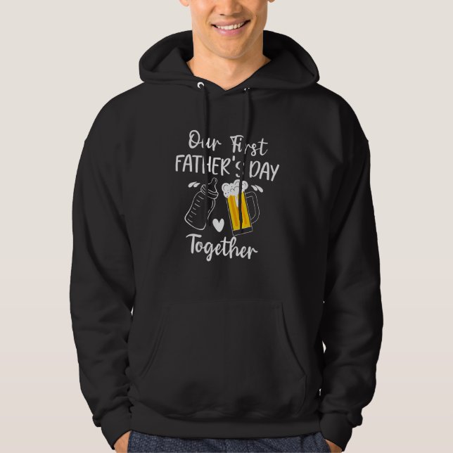 New Dad And Son Our First Fathers Day Together 202 Hoodie (Vorderseite)
