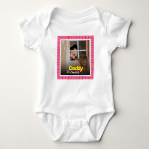 New Dad Baby Boy Girl Daughter Son Custom Foto Strampler