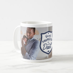 New Dad   Offiziell zum Vater von Abzeichen und Fo Kaffeetasse