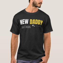 New Daddy Est. T - Shirt zum Vatertag 2025