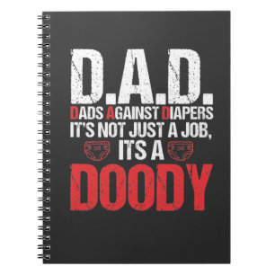 New Daddy gegen das Problem des schlankeren Vaters Notizblock