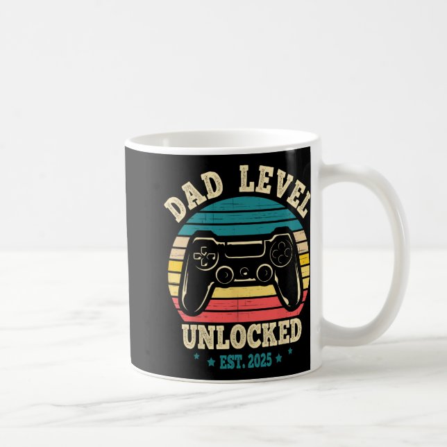 New Daddy I Leveled Up To Dad Mens Pregnancy Idea  Kaffeetasse (Rechts)