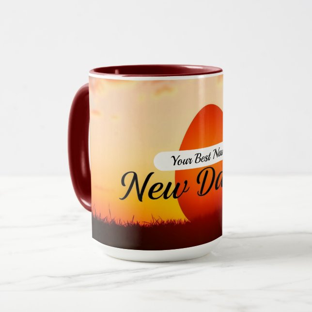 New Dawn Horizon Tasse (Vorderseite Links)