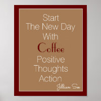 New Day Coffee Positive Threads Aktion> Zitat