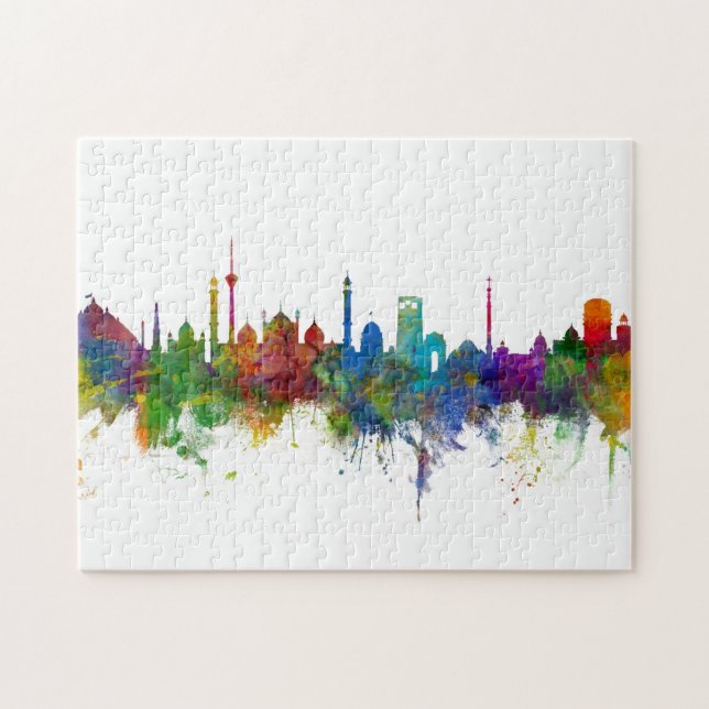 New Delhi India Skyline Puzzle (Horizontal)