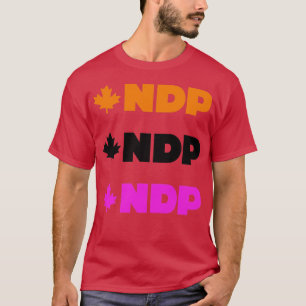 New Democratic Party NDP Sticker Pack Kanada Polit T-Shirt
