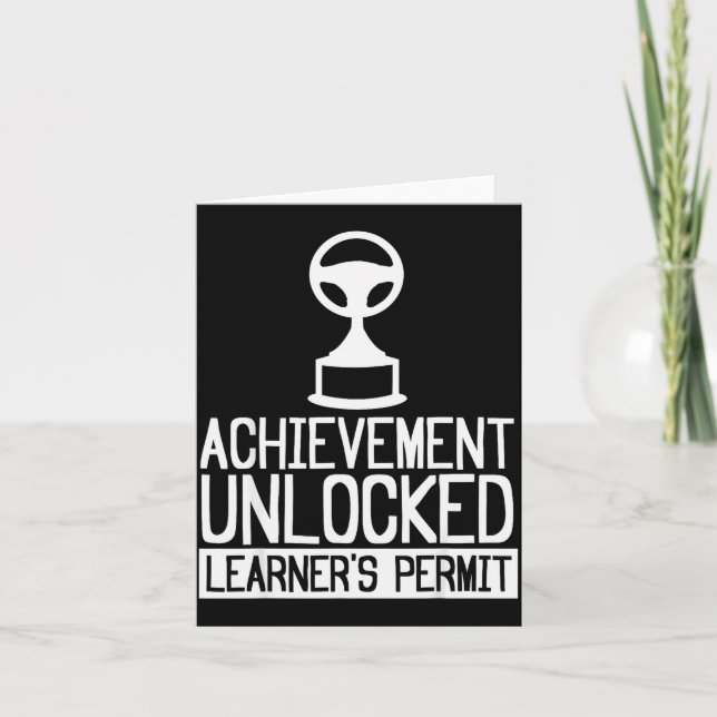 New Driver Learner Permit Driving School - Driver' Karte (Vorderseite)