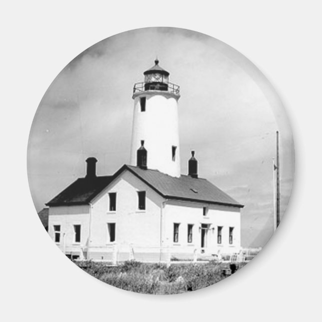 New Dungeness Lighthouse Magnet (Vorne)