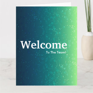 New Employee Welcome Card Karte