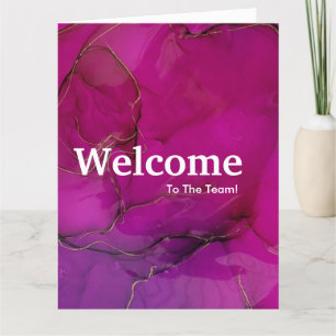 New Employee Welcome Card Karte