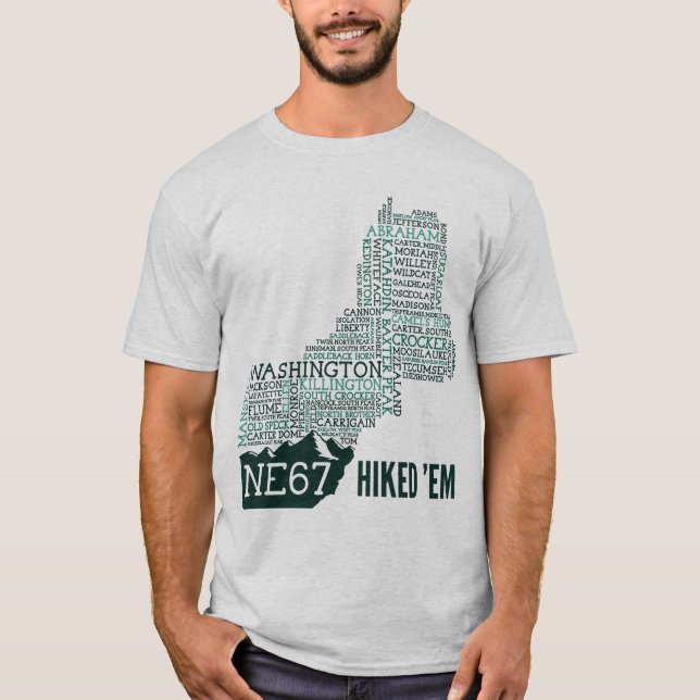 New England 67 Hiked T - Shirt (Vorderseite)