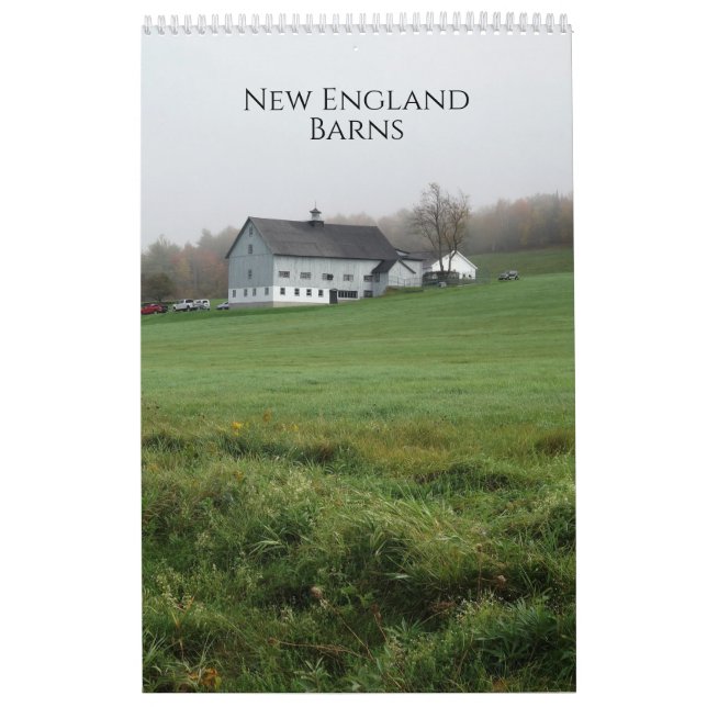 New England Barns Calendar Kalender (Titelbild)