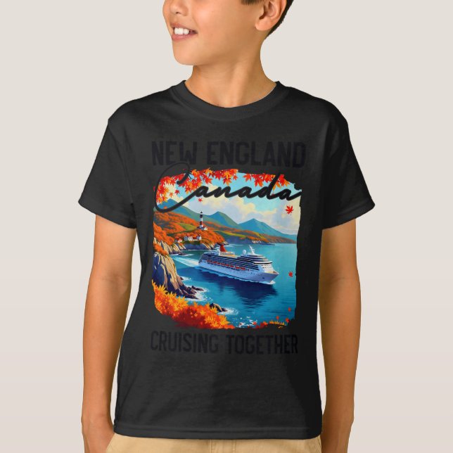 New England Canada Cruise, Cruising Together Fall  T-Shirt (Vorderseite)