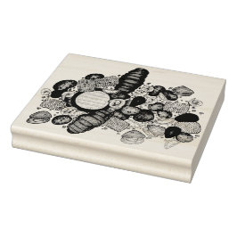 New England Clambake Seafood Restaurant Fishmarket Gummistempel