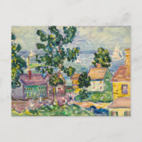 New England Coastal Village | Maurice Prendergast