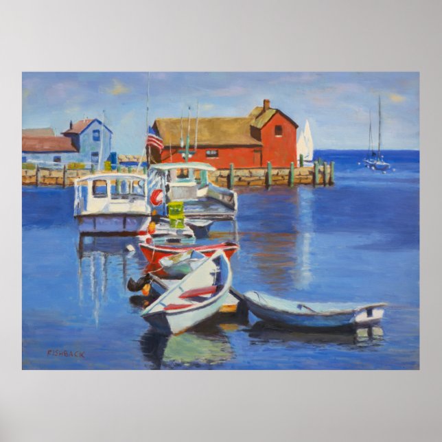 New England Costal Art Poster (Vorne)