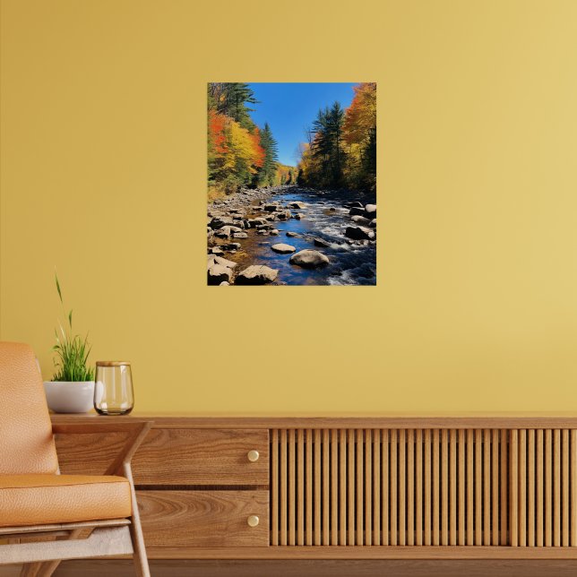 New England farbenprächtige Landschaft Poster (Wohnzimmer 2)