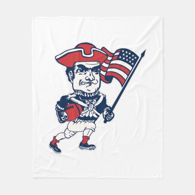 New England Football Mascot Fleecedecke (Vorderseite)