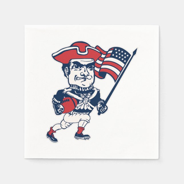 New England Football Mascot Serviette (Vorderseite)