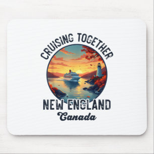 New England Kanada Cruising Together Fall Mousepad