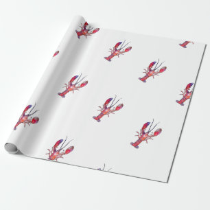 New England Lobster Gift Wrap Geschenkpapier