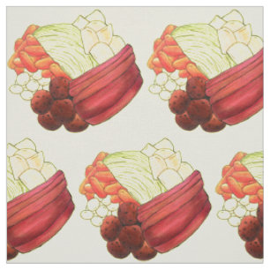 New England Meal Boiled Dinner Corned Beef Cabbage Stoff