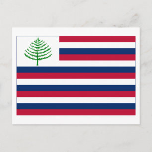 New England Naval Ensign Postkarte