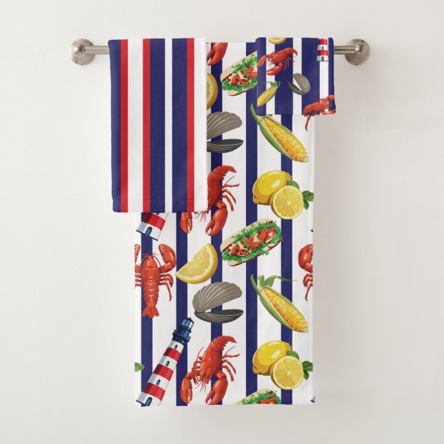 New-England-Picknick Badhandtuch Set (Insitu)