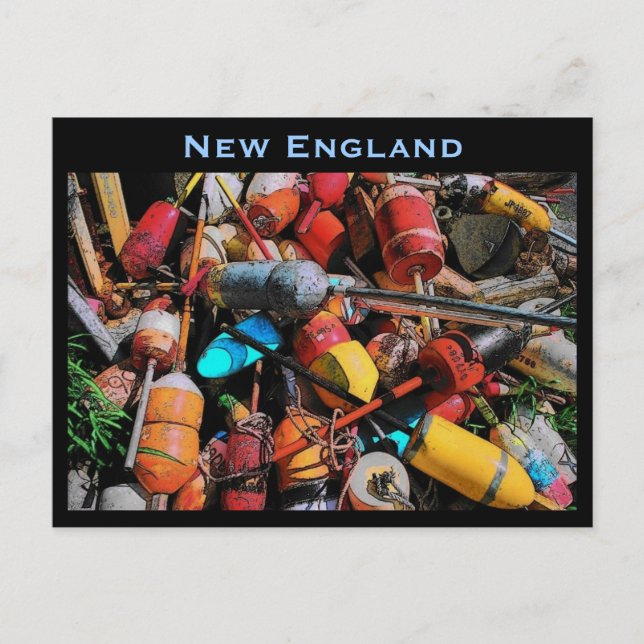 New England Postcard Postkarte (Vorderseite)