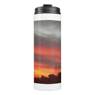 New-England-Sonnenuntergang Thermosbecher