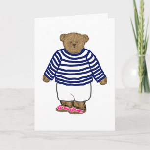New England Summer Bear Karte