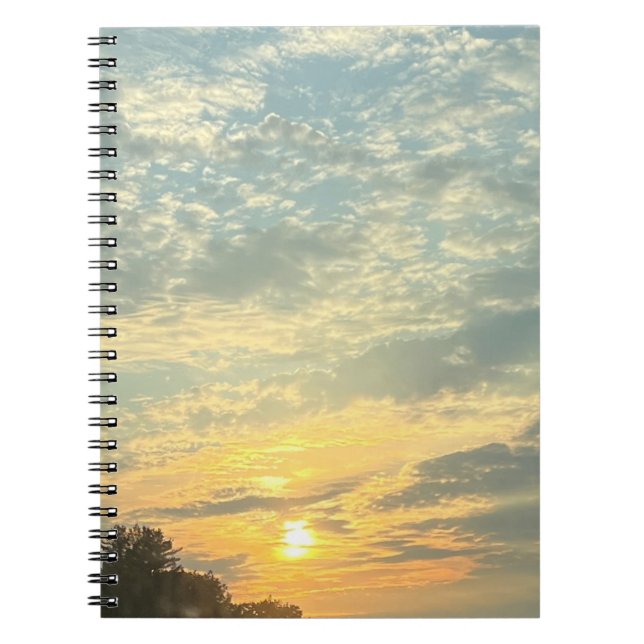 New England Sunset Notizblock (Vorderseite)