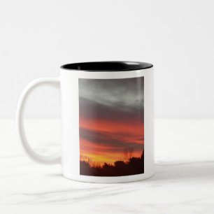 New England Sunset Zweifarbige Tasse
