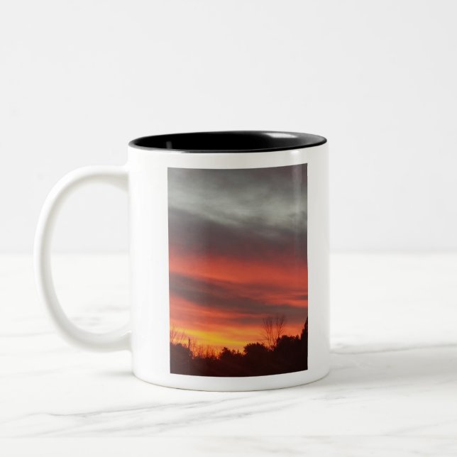New England Sunset Zweifarbige Tasse (Links)