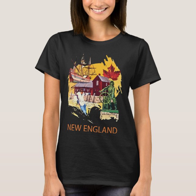 New England T-Shirt (Vorderseite)