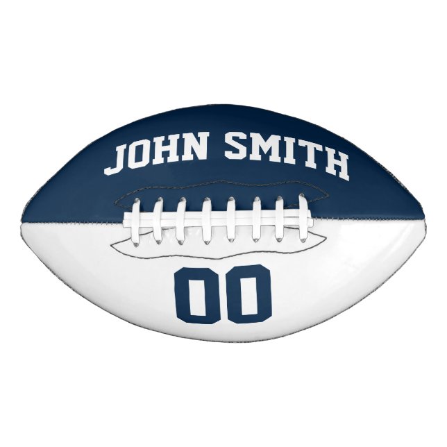 New England Team Personalisiert Jersey Name Number Football (Vorderseite)