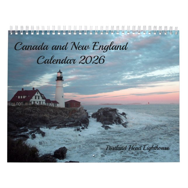 New England und Kanada Kalender 2026 (Titelbild)