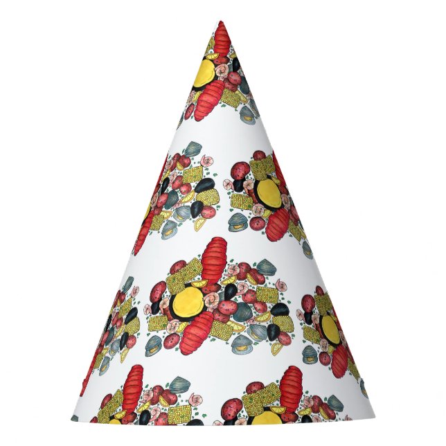 New England USA New England Clambake Dinner Partyhütchen (Vorderseite)