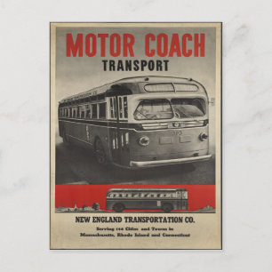 New England Vintag Postcard Postkarte