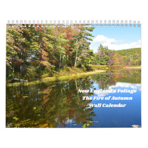 New England's Foliage Wall Calendar Kalender
