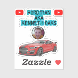 New Fordman AKA Kenneth Oaks Design Aufkleber