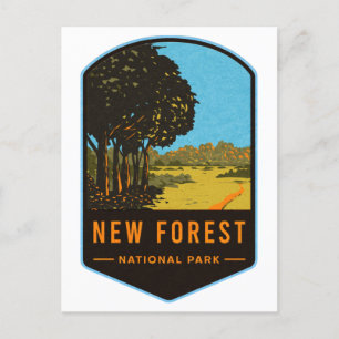 New Forest National Park Postkarte