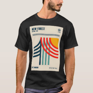 New Forest Nationalpark Retro - Reisen T-Shirt