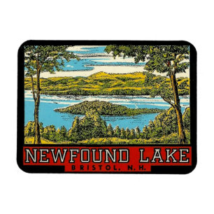 New found Lake Bristol New Hampshire Travel Magnet