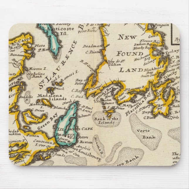 New Found Land, St Laurence Bay, Acadia Mousepad (Vorne)